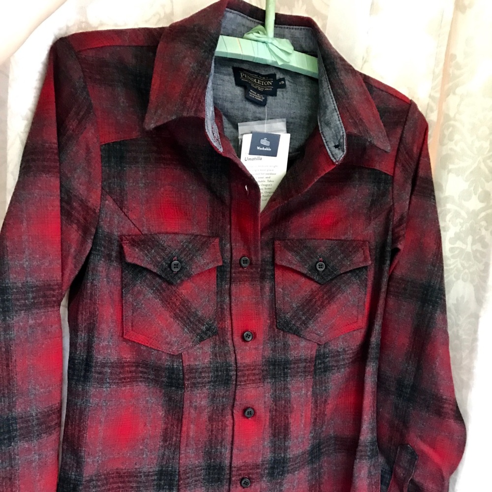 Pendleton Women's Woolen Board Shirt red/black